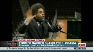 CNN Dr Cornell West Obama a black puppet [upl. by Jehoash]