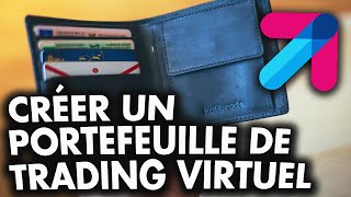 BOURSORAMA  Comment Créer un Portefeuille de Trading Virtuelle [upl. by Cirde575]