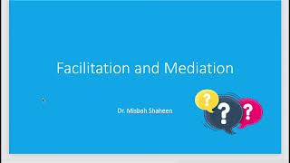 Facilitation and Mediation in Diplomacy  What is Mediation in Hindi [upl. by Marylinda]