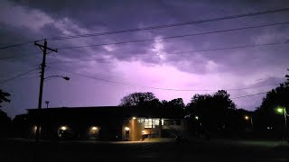 Insane Lightning at 60fps in La Moille IL [upl. by Aramen]