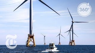 An ‘Awesome’ View At America’s First Offshore Wind Farm  The Daily 360  The New York Times [upl. by Noevad]