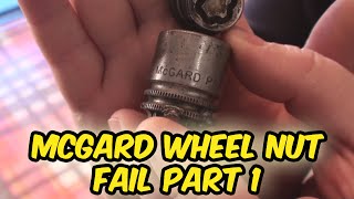 McGard Locking Wheel Nut Fail How To Remove Part 1 [upl. by Enileda624]