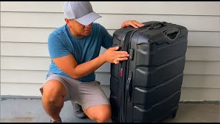 Samsonite Omni PC Hardside Expandable Luggage With Spinner Wheels Review [upl. by Myrtia759]