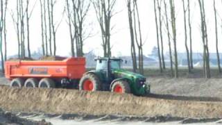 John Deere 8530 plus VGM 3Asser Feijtergroep [upl. by Drofhsa]