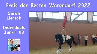 Sarah Liersch  IndJunF 08  Preis der Besten Warendorf 2022 [upl. by Ainar286]