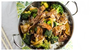 TakeoutStyle Beef and Broccoli  Cooking Video Episode 9  Honest amp Tasty [upl. by Elleiram750]