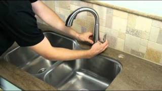 Pfister 1Handle PullDown Kitchen Faucet Installation HowTo  Elevate EXT [upl. by Elle]