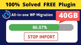 How To Fix A Stuck AllinOne WP Migration Import [upl. by Zacharie]