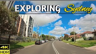 Driving Parramatta downtown Sydney Australia  4K I Modern city [upl. by Hollenbeck654]