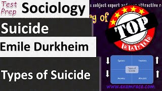 Durkheim’s Theory of Suicide Sociological Theories Sociology [upl. by Skees]