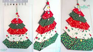 QUILTED CHRISTMAS TREE DOOR HANGING [upl. by Zillah]