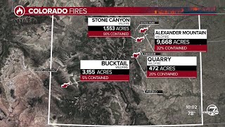 Colorado wildfire latest headlines Saturday PM update [upl. by Joyan]