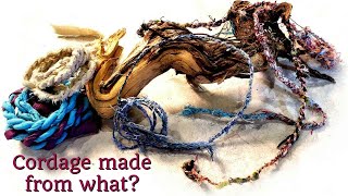 How to Make Cordage from Scraps of Thread [upl. by Yrod]