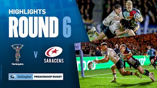 Harlequins v Saracens  HIGHLIGHTS  OneSided London Derby  Gallagher Premiership 202324 [upl. by Ezirtaeb]