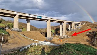 Explosive Demolition of a Viaduct  Blasting of a 327 meter long Bridge [upl. by Jessalyn]