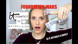 BRAND NEW MAYBELLINE URBAN COVER vs IT COSMETICS CC CREAM [upl. by Cade]