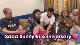 Saba Sunny ki Anniversary ❤️  special gift from Husband 🤲🏻 sabakhalid [upl. by Sualohcin]