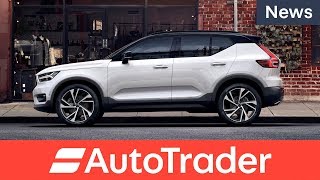 First look at the allnew 2018 Volvo XC40 compact SUV [upl. by Aekan461]