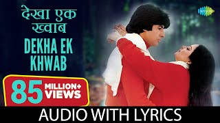 Dekha Ek Khwab with lyrics देखा एक ख्वाब Silsila Amitabh Bachchan Lata Mangeshkar Kishore Kumar [upl. by Eidroj201]