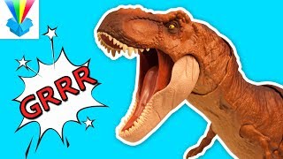 Kicsomi  ⚽Csocsó⚽ 🎁 Thrash n Throw Tyrannosaurus Rex figura 😳😲😱 [upl. by Ahsiela]