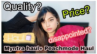 Myntra Vs Peachmode  Different products with same price range  which one is best fashionblogger [upl. by Kimon69]