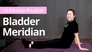 BLADDER MERIDIAN Exercises  10 Minute Daily Routines [upl. by Nordna]