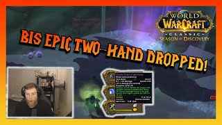 EPIC SWORD DROPPED in BFD loot in SoD   Deadly Strike of the Hydra  WoW Classic Moments 5 [upl. by Ssur130]