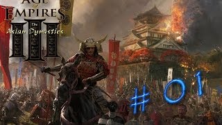 Let´s play Age of Empires 3  Asian Dynasties 01 Sturm auf Festung Osaka HDDEUTSCH [upl. by Godwin]