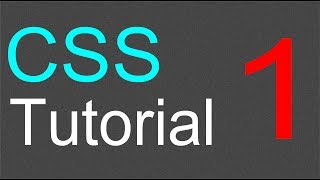 CSS Tutorial for Beginners  01  Introduction to CSS [upl. by Madea]