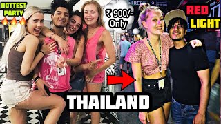 THAILAND HOTTEST PARTY Rs 900 WALKING STREET RED LIGHT PUB CRAWL CLUBS HOSTEL  PHUKET  HINDI [upl. by Gaudet]