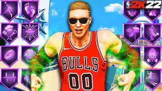 150 maxed badges on nba 2k22 is a cheat code [upl. by Teiluj]