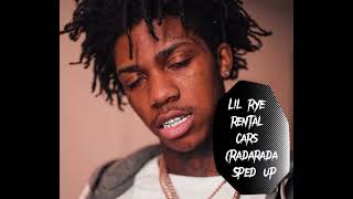 Lil rye rental cars radarada bass Boosted sped up [upl. by Lederer185]