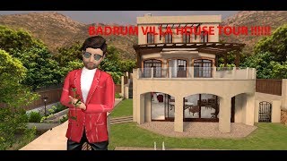 BODRUM VILLA HOUSE TOUR   AVAKIN LIFE [upl. by Elwee]