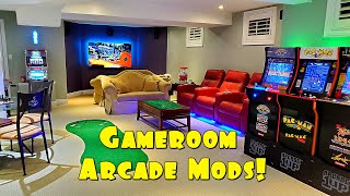 Gameroom Mancave Arcades Perfect nostalgic entertainment [upl. by Anelaj]