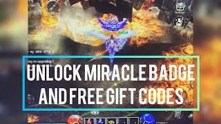 MU MONARCH SEA  UNLOCK MIRACLE SAVIOR BADGE amp FREE GIFT CODES [upl. by Nerac]