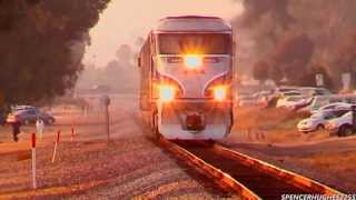 Amtrak amp Coaster Trains in Leucadia amp Laguna Niguel CA August 23rd 2013 [upl. by Airamat]