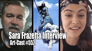 Artcast 552  Interview With Sara Frazetta [upl. by Loris]