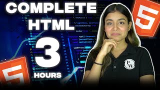 Learn Complete HTML In One Shot  Beginner To Pro  Full Stack Web Developer Course 202324 [upl. by Magnien]