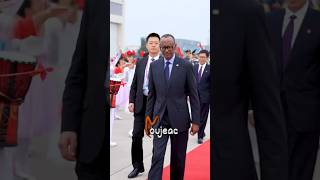 Arrivée de Paul Kagame en Chine pour assister au Forum Sinoafricaine paulkagame [upl. by Eittap]