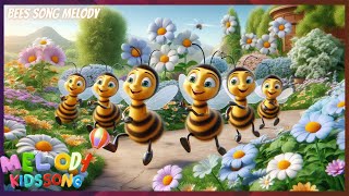 🐝 Learn About Honey Bees Kids Song 🎶🌷 [upl. by Essam]