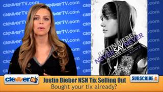 Justin Bieber Never Say Never Movie Tickets Selling Out Fast [upl. by Akenom]