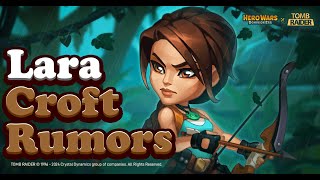 Hero Wars Lara Croft Breaking News and Rumors [upl. by Hercules]