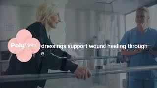 Wound Healing Journey with PolyMem Dressings Inflammation phase [upl. by Maxima928]