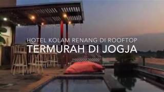 hoteljogya Hotel TERMURAH di JOGJA  kolam renang ROOFTOP Hanya 260rban [upl. by Tattan]