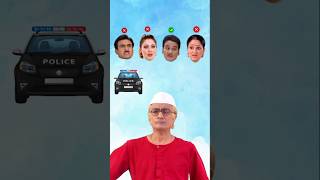 Tmkoc Bapu ji 😲 Memory Test Challenge 🤯  कौन पुलिस 🚔 हैं  99 फेल  IQ Test 😎 shorts tmkoc [upl. by Jablon]