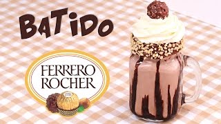 Batido de Ferrero Rocher fácil rápido y delicioso [upl. by Brubaker]