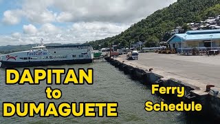 DAPITAN TO DUMAGUETE FERRIES SCHEDULE  DAILY [upl. by Yelraf965]