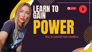 Learn to Gain POWER  Live Stream [upl. by Newbold632]