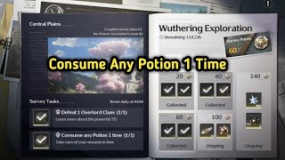 Consume Any Potion 1 Time  Wuthering Exploration Event Guide [upl. by Aizirtap]