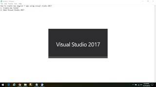 Net Core Angular App  Create Angular app in visual studio 2017 [upl. by Sopher]